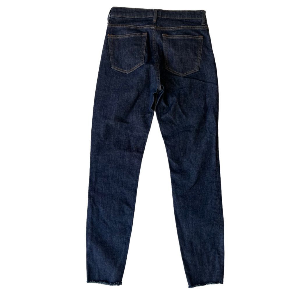 Everlane High Rise Skinny Ankle Raw Hem Jeans sz 26 Tall